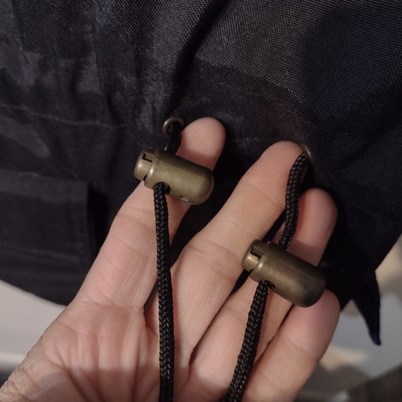 Nórdica size Medium Ski Anorak jacket black 6 pockets, hood - Picture 14 of 17